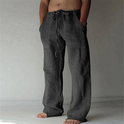 Men's Relaxed Drawstring Trousers for Effortless Summer Style
