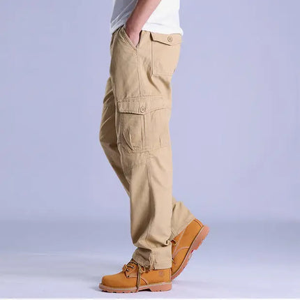 Men's Ripstop Cargo Trousers – Utility Fit with Multi-Pocket Design