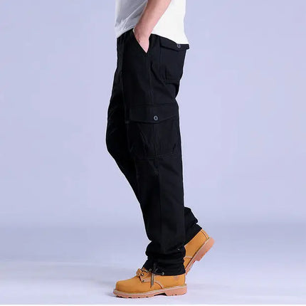 Men's Ripstop Cargo Trousers – Utility Fit with Multi-Pocket Design