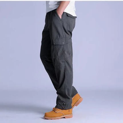 Men's Ripstop Cargo Trousers – Utility Fit with Multi-Pocket Design