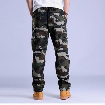 Men's Ripstop Cargo Trousers – Utility Fit with Multi-Pocket Design