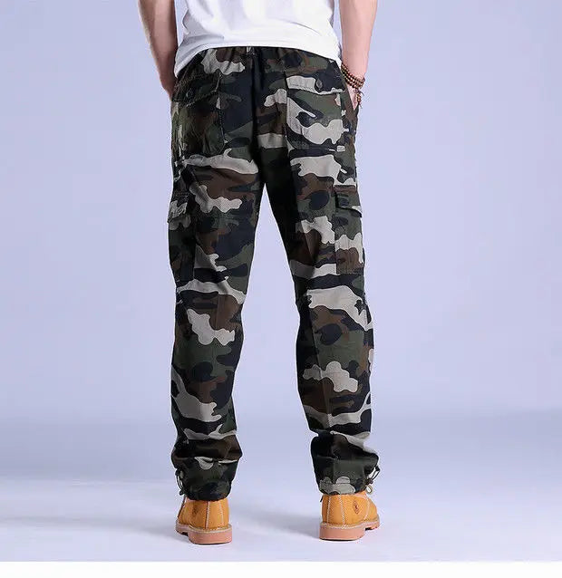 Men's Ripstop Cargo Trousers – Utility Fit with Multi-Pocket Design