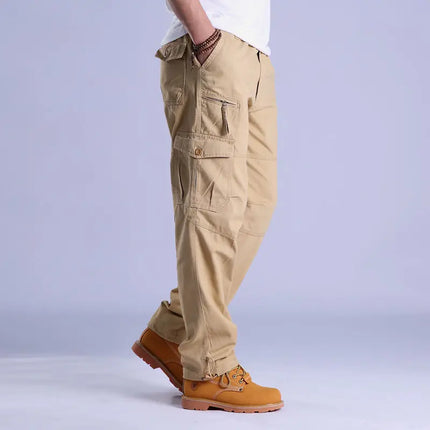 Men's Ripstop Cargo Trousers – Utility Fit with Multi-Pocket Design
