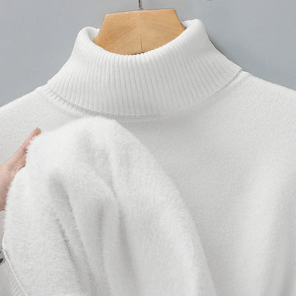 Men's Roll Neck Jumper – Fine Knit Classic Winter Layer
