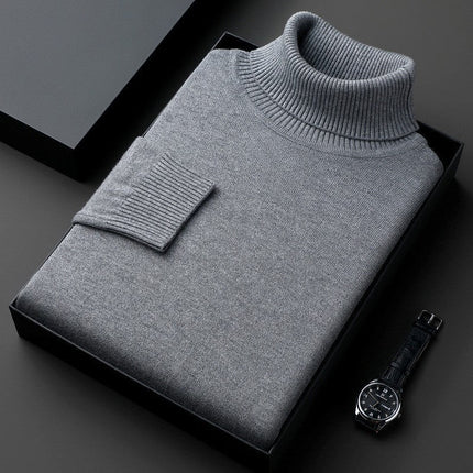 Men's Roll Neck Jumper in Regular Fit – Refined Winter Knit