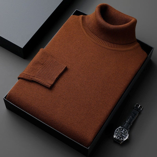 Men's Roll Neck Jumper in Regular Fit – Refined Winter Knit