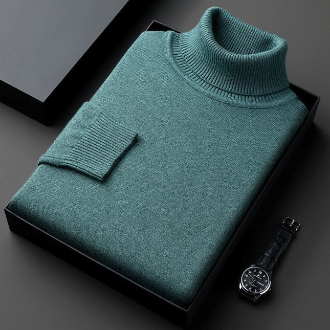 Men's Roll Neck Jumper in Regular Fit – Refined Winter Knit