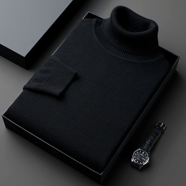 Men's Roll Neck Jumper in Regular Fit – Refined Winter Knit