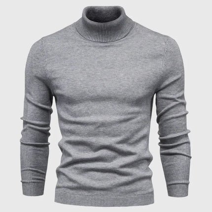 Men's Roll Neck Jumper in Slim Fit – Refined Everyday Knit