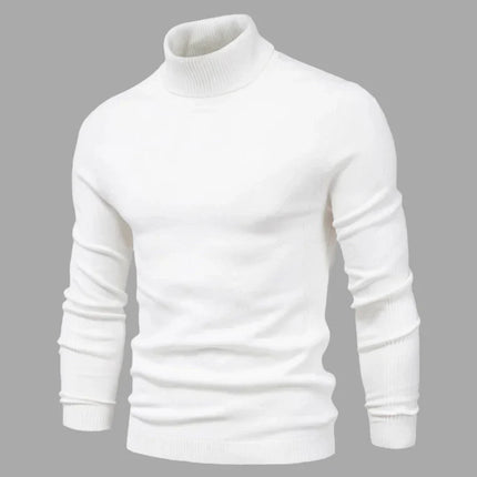Men's Roll Neck Jumper in Slim Fit – Refined Everyday Knit