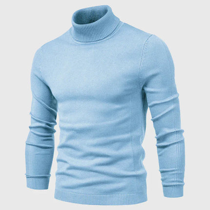 Men's Roll Neck Jumper in Slim Fit – Refined Everyday Knit