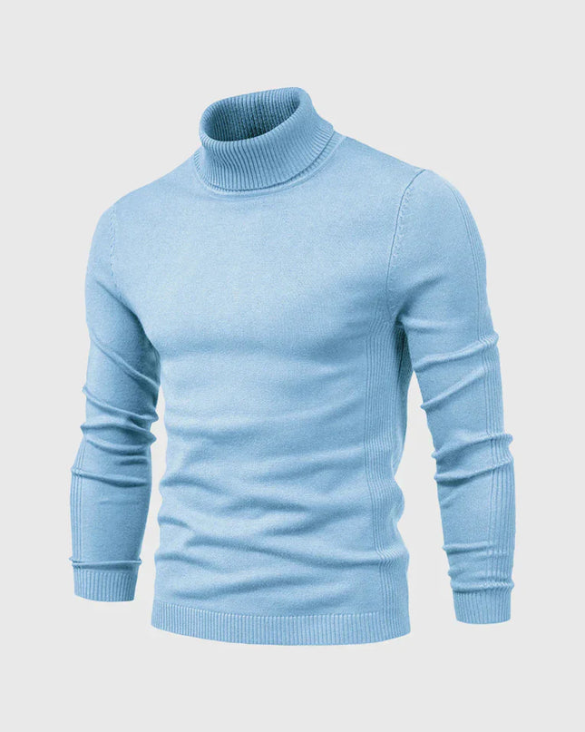 Men's Roll Neck Jumper in Slim Fit – Refined Everyday Knit