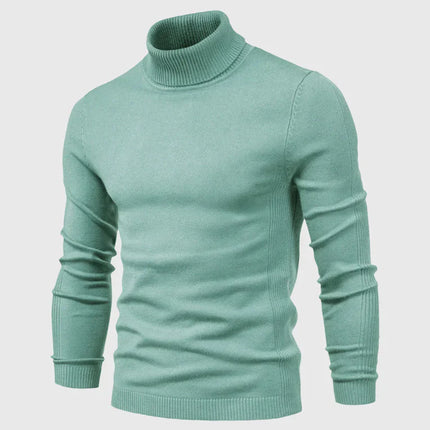 Men's Roll Neck Jumper in Slim Fit – Refined Everyday Knit