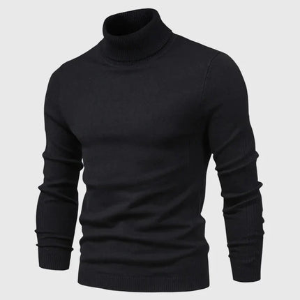 Men's Roll Neck Jumper in Slim Fit – Refined Everyday Knit