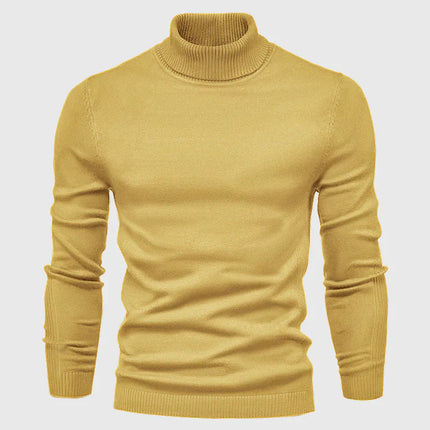 Men's Roll Neck Jumper in Slim Fit – Refined Everyday Knit
