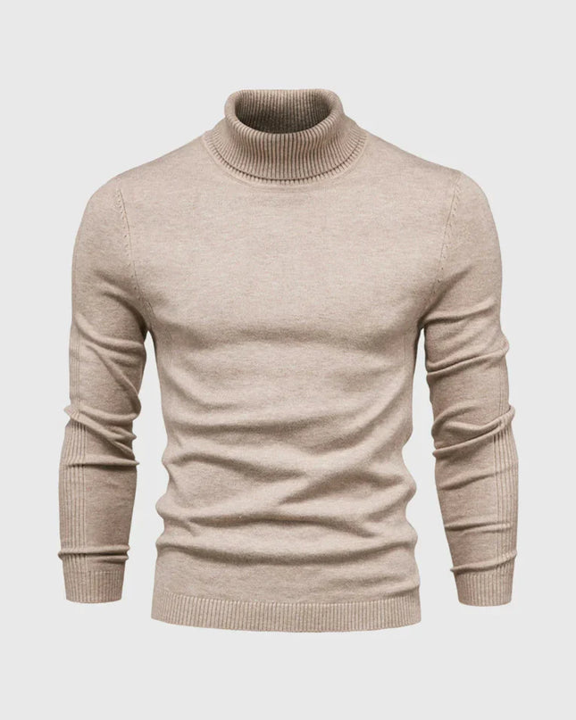 Men's Roll Neck Jumper in Slim Fit – Refined Everyday Knit