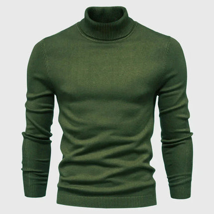 Men's Roll Neck Jumper in Slim Fit – Refined Everyday Knit