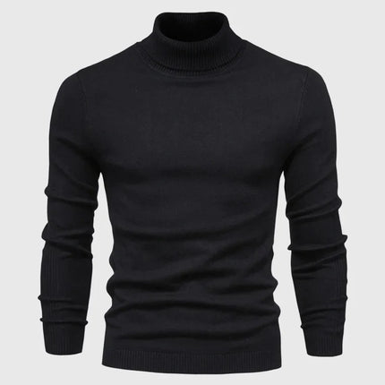 Men's Roll Neck Jumper in Slim Fit – Refined Everyday Knit