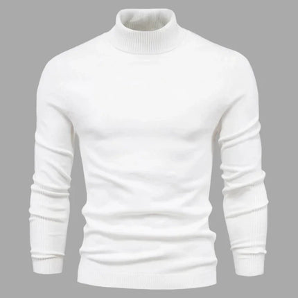 Men's Roll Neck Jumper in Slim Fit – Refined Everyday Knit