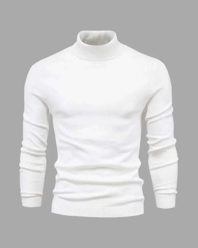 Men's Roll Neck Jumper in Slim Fit – Refined Everyday Knit