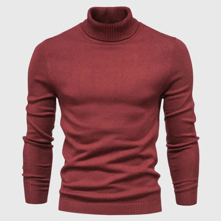 Men's Roll Neck Jumper in Slim Fit – Refined Everyday Knit