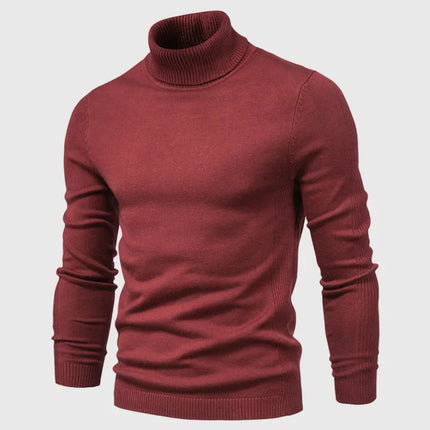 Men's Roll Neck Jumper in Slim Fit – Refined Everyday Knit