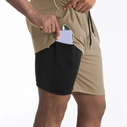 Men's Running Shorts – 2-in-1 Lined Performance Fit