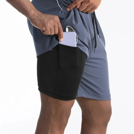Men's Running Shorts – 2-in-1 Lined Performance Fit