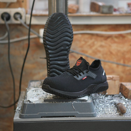 Men's Safety Work Trainers with Slip-Resistant Sole