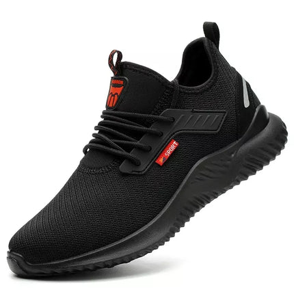 Men's Safety Work Trainers with Slip-Resistant Sole