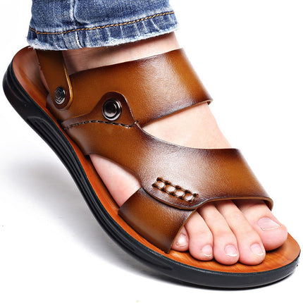 Men's Sandals in Secure Back-Strap Fit – Refined Walking Style