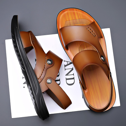 Men's Sandals in Secure Back-Strap Fit – Refined Walking Style