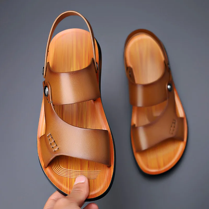 Men's Sandals in Secure Back-Strap Fit – Refined Walking Style