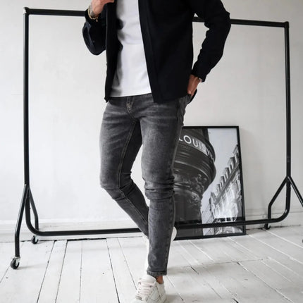 Men's Shacket in Tailored Cut – Refined Button-Up Overshirt