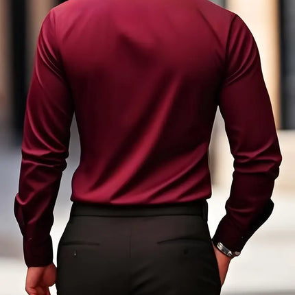 Men's Shirt in Slim Fit – Refined Long-Sleeve Button-Up