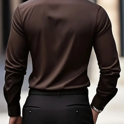 Men's Shirt in Slim Fit – Refined Long-Sleeve Button-Up