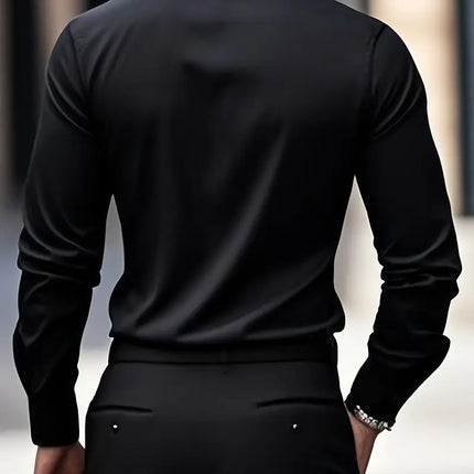 Men's Shirt in Slim Fit – Refined Long-Sleeve Button-Up