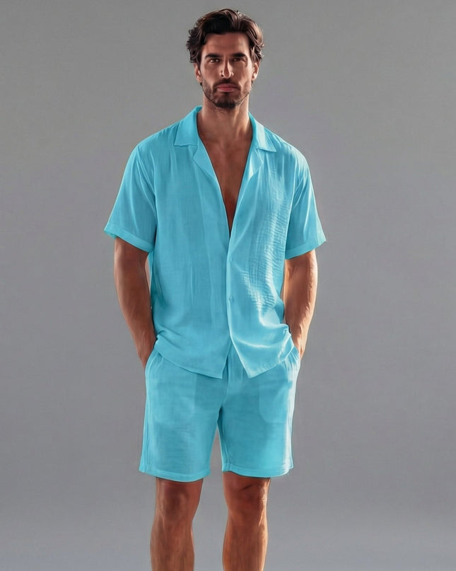 Men's Short Sleeve Summer Set