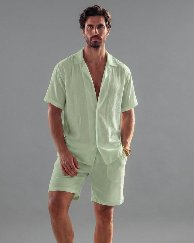 Men's Short Sleeve Summer Set