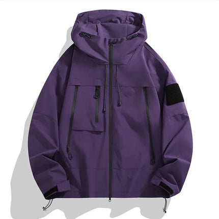 Men's Softshell Jacket in Regular Fit – Hooded Outdoor Layer