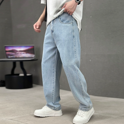 Men's Straight Leg Jeans – Relaxed Full-Length Everyday Denim