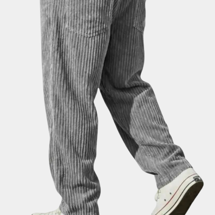 Men's Sweatpants in Relaxed Fit – Ribbed Everyday Style