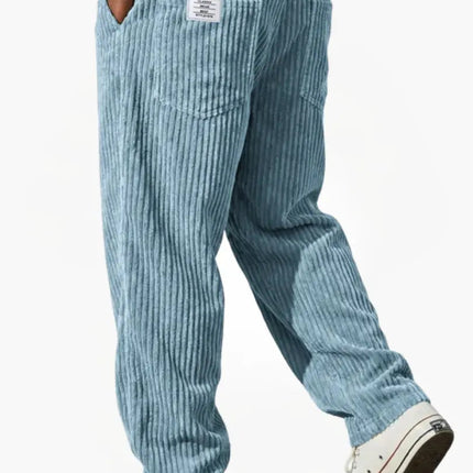 Men's Sweatpants in Relaxed Fit – Ribbed Everyday Style