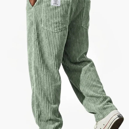 Men's Sweatpants in Relaxed Fit – Ribbed Everyday Style