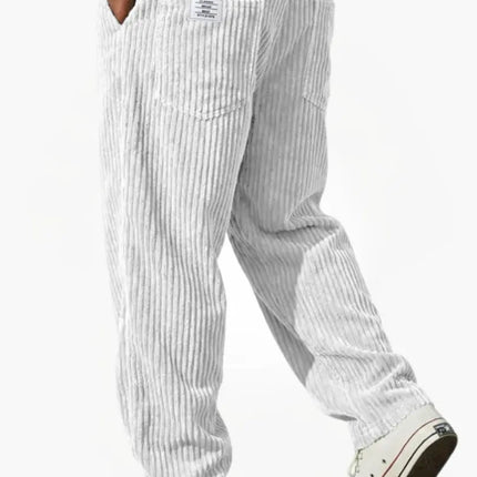 Men's Sweatpants in Relaxed Fit – Ribbed Everyday Style