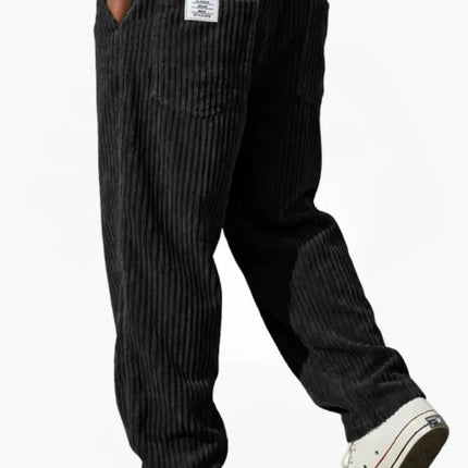 Men's Sweatpants in Relaxed Fit – Ribbed Everyday Style