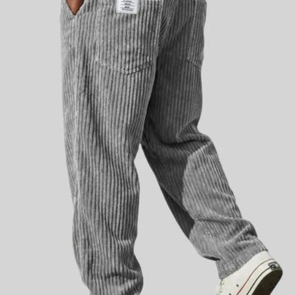 Men's Sweatpants in Relaxed Fit – Ribbed Everyday Style