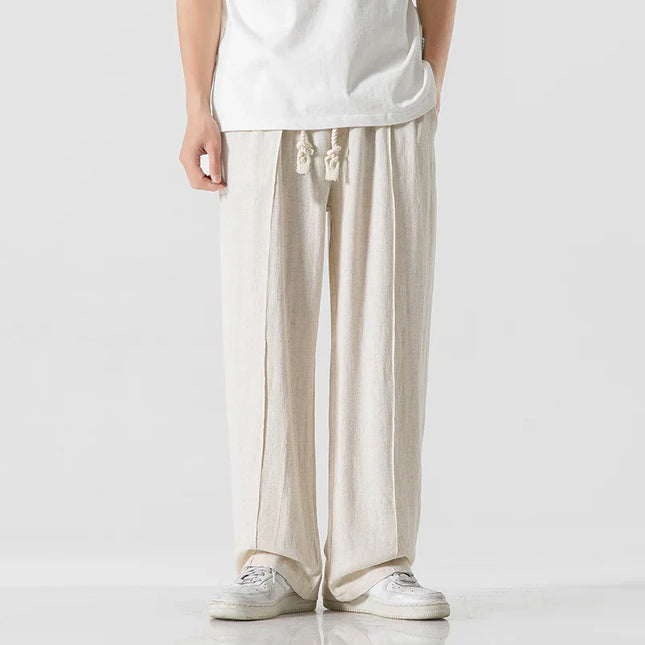 Men's Sweatpants in Wide Leg Fit – Relaxed Drawstring Style