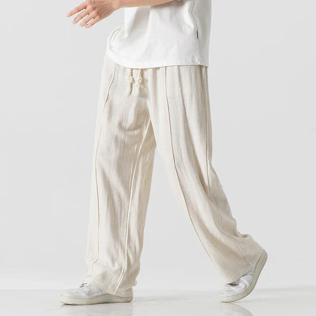 Men's Sweatpants in Wide Leg Fit – Relaxed Drawstring Style