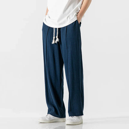 Men's Sweatpants in Wide Leg Fit – Relaxed Drawstring Style